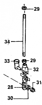 Gestaenge Auslass-Steuerung 80/85 M.91/06, # 28028.